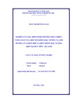 Nghiên cứu đặc điểm sinh trưởng phát triển, năng suất của một số giống đậu tương và ảnh hưởng của phân bón lá đến giống đậu tương AK03 tại duy tiên, hà nam