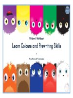 learn colours and prewriting skills