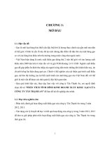 PHÂN TÍCH TÌNH HÌNH KINH DOANH XUẤT KHẨU GẠO CỦA CÔNG TY