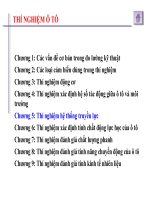 Bài giảng Thí nghiệm ô tô - Đại học - Chương 5 thí nghiệm hệ thống truyền lực