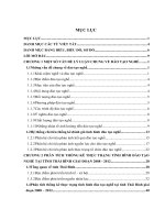 nghiên cứu thống kê tình hình đào tạo nghề tại tỉnh thái bình giai đoạn 2008 – 2012