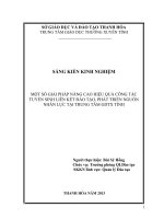 một số giải pháp nâng cao hiệu quả công tác tuyển sinh liên kết đào tạo, phát triển nguồn nhân lực tại trung tâm gdtx tỉnh