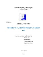 Đề tài tìm hiểu về ván khuôn trượt ván khuôn leo