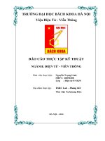 báo cáo thực tập tìm hiểu công nghệ fpga tại esrc lab  –  phòng 618 thư viện tạ quang bửu