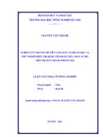 Nghiên cứu một số chỉ tiêu lâm sàng, vi khuẩn học và thử nghiệm điều trị bệnh viêm ruột tiêu chảy ở chó trên địa bàn thành phố hà nội