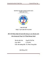 hoàn thiện kế toán tiền lương và các khoản trích theo lương tại công ty cp đại dương xanh