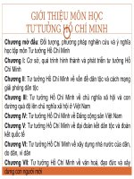 Slide bài giảng tthcm giới thiệu môn học tư tưởng Hồ Chí Minh