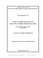 Nâng cao hiệu quả quản lý Khu công nghiệp tỉnh Quảng Ninh