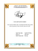 xây dựng phiếu học tập định hướng học sinh chuẩn bị bài ở nhà trước khi lên lớp