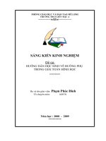 hướng dẫn học sinh vẽ đường phụ