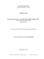 Ứng dụng đại số gia tử trong điều khiển lò điện trở