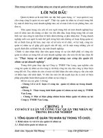 thực trạng tình hình quản trị nhân sự tại công ty tnhh vân long