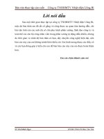 báo cáo thực tập sản xuất công ty tnhhmtv nhiệt điện uông bí