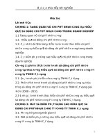 phân tích tình hình sử dụng chi phí nhân công và thực trạng hiệu quả sử dụng chi phí nhân công tại công ty tnhh cát vàng