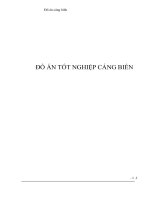 Đồ án tốt nghiệp  cảng biển