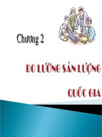 Slide bài giảng đo lường sản lượng quốc gia