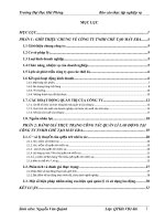 đánh giá thực trạng công tác quản lí lao động tại công ty tnhh chế tạo máy eba