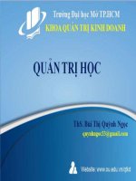 Chương 9 ra quyết định (bộ môn quản trị học)