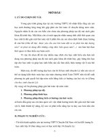 phương án giải quyết bài tập ném xiên bằng tích có hướng của hai véc tơ (dùng cho học sinh chuyên lý)