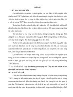 sự ảnh hưởng quan trọng của công tác chủ nhiệm tới sự phát triển của học sinh thpt hiện nay