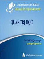 Chương 7 lãnh đạo (bộ môn quản trị học)