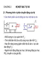 BÀI GIẢNG ĐỘNG LỰC HỌC CÔNG TRÌNH DAO ĐỘNG KỸ THUẬT
