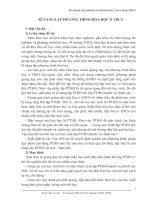 kĩ năng lập phương trình hóa học ở thcs