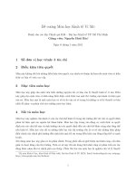 Đề cương môn học kinh tế vi mô