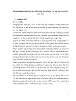 Đổi mới phương pháp dạy học bằng hình thức tổ chức cho học sinh thảo luận môn toán