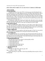 khai thác và phát triển từ các bài toán và định lý hình học