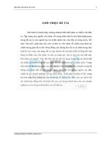 Tiểu luận kinh tế vĩ mô định chế tài chính