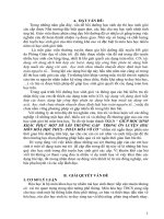 giúp học sinh khắc phục một số lỗi thường gặp trong ôn luyện hsg môn hóa học thcs - phần hóa vô cơ