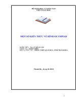 một số kiến thức về hình olympiad