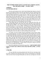 một số biện pháp nâng cao kết quả trong giảng dạy bộ môn gdqp – an bậc thpt