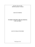 Về môđun đối đồng điều địa phương cấp cao nhất