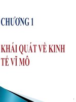 Slide bài giảng khái quát về kinh tế vĩ mô