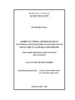 Nghiên cứu trồng, chế biến, bảo quản và sử dụng cỏ Stylosanthes Guianensis Ciat 184 cho gà thịt và gà bố mẹ lương phượng