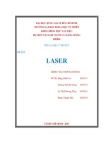 tiểu luận lý thuyết đề tài: laser