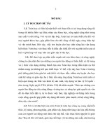 ''góp phần rèn luyện cho học sinh năng lực vận dụng kiến thức toán học để giải quyết một số bài toán có nội dung thực tiễn