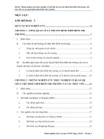 Tiểu luận tài chính doanh nghiệp Những nghiên cứu thực nghiệm về mối liên hệ của việc định thời điểm thị trường, cấu trúc vốn và các quyết định phát hành vốn cổ phần.