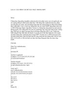 lab 4-3 cấu hình vấn đề xác thực trong ospf