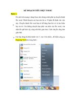 kế hoạch tiêu diệt toeic