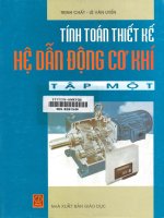 tính toán thiết kế hệ dẫn động cơ khí