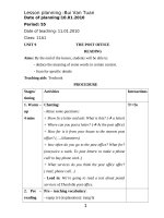 Giáo án môn Tiếng Anh lớp 11 HK2 đầy đủ nhất