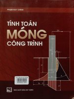 Tính toán móng công trình  Phạm Huy Chính