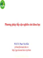 Phương pháp tiếp cận nghiên cứu khoa học