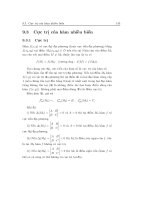 CỰC TRỊ hàm NHIỀU BIẾN TOÁN CAO cấp a2 (lý THUYẾT + ví dụ)