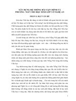 SÁNG KIẾN KINH NGHIỆM XÂY DỰNG HỆ THỐNG BÀI TẬP CHÍNH TẢ PHƯƠNG  NGỮ CHO HỌC SINH LỚP 3 Ở NGHỆ AN