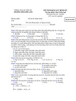 180 câu trắc nghiệm chương kim loại