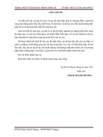 Thiết kế môn học phân tích hoạt đông kinh tế công ty địa ốc Hòa Bình